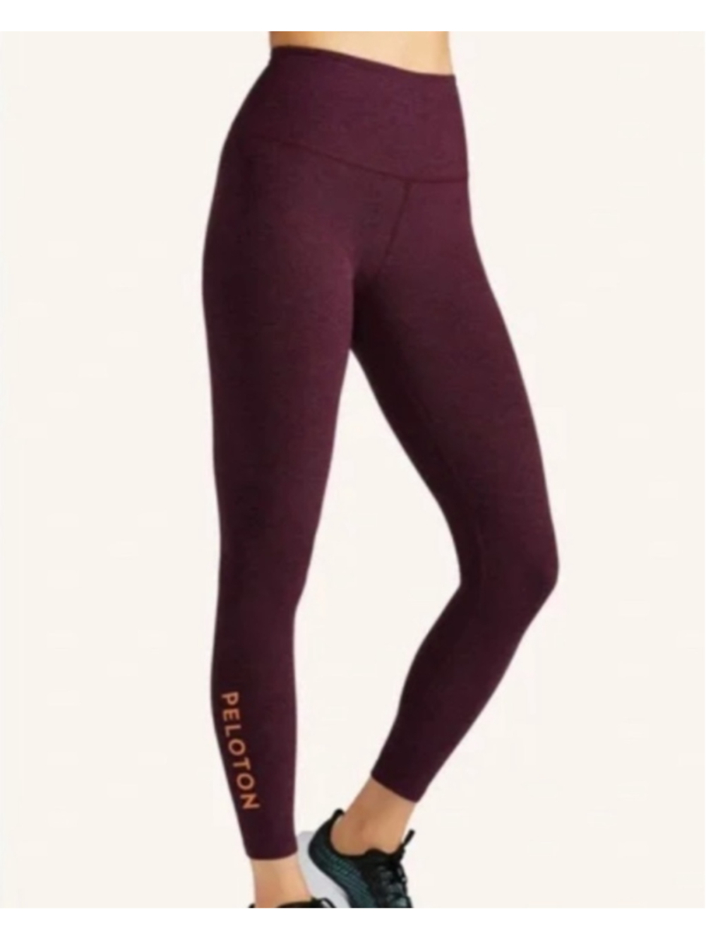 Beyond Yoga x Peloton Caught in the Midi Leggings Purple Spacedye Small